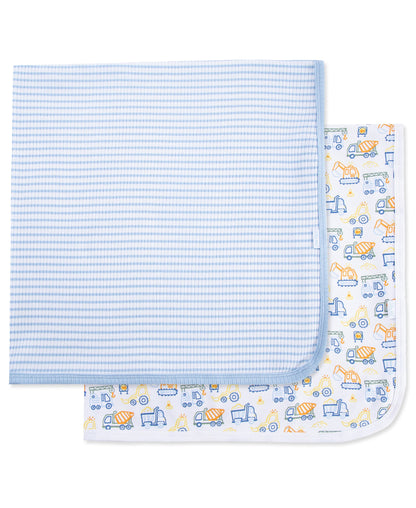 Truck Zone Receiving Blankets (2-Pack)