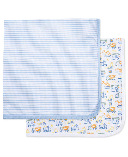 Truck Zone Receiving Blankets (2-Pack)