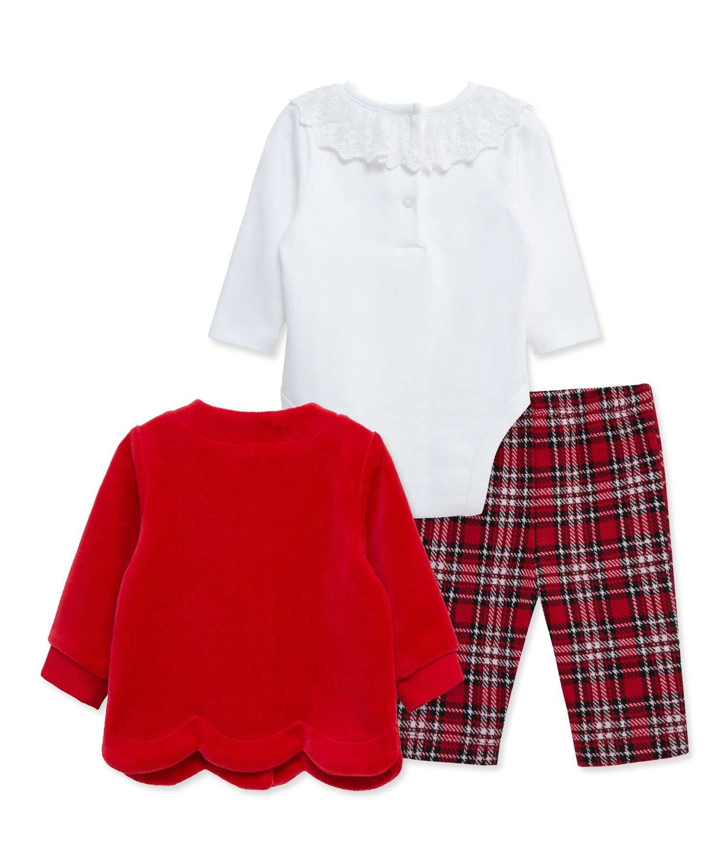 Bows 3 Piece Cardigan Set (3M-9M)