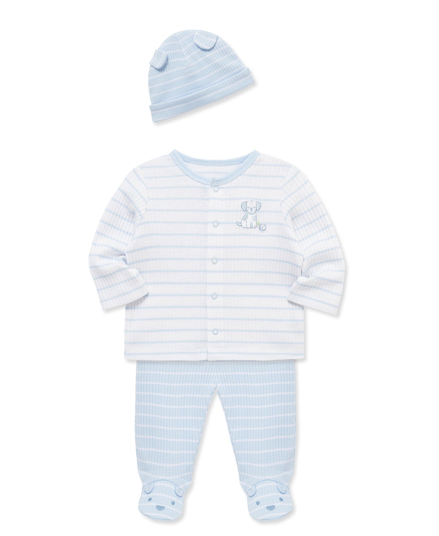 Peppy Puppies 3-Piece Cardigan Set