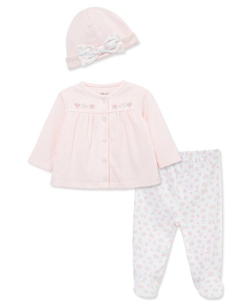 Pretty Puppies 3-Piece Cardigan Set