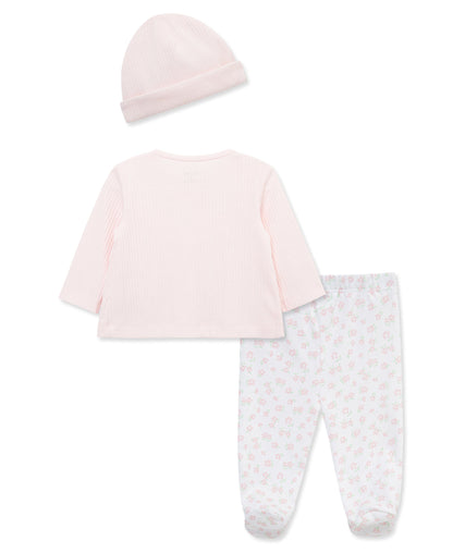 Pretty Puppies 3-Piece Cardigan Set