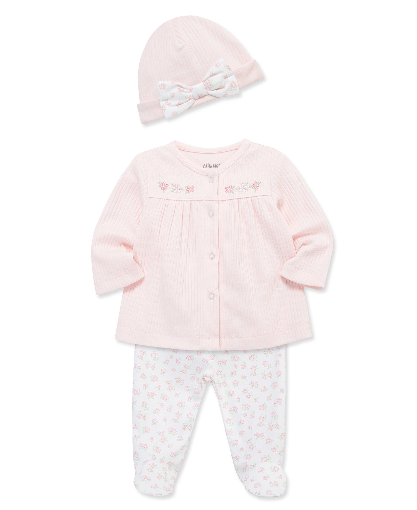 Pretty Puppies 3-Piece Cardigan Set