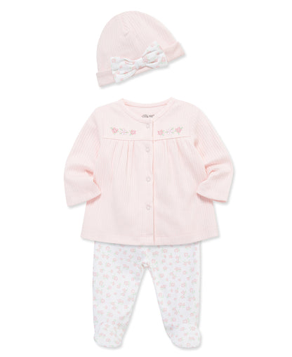Pretty Puppies 3-Piece Cardigan Set