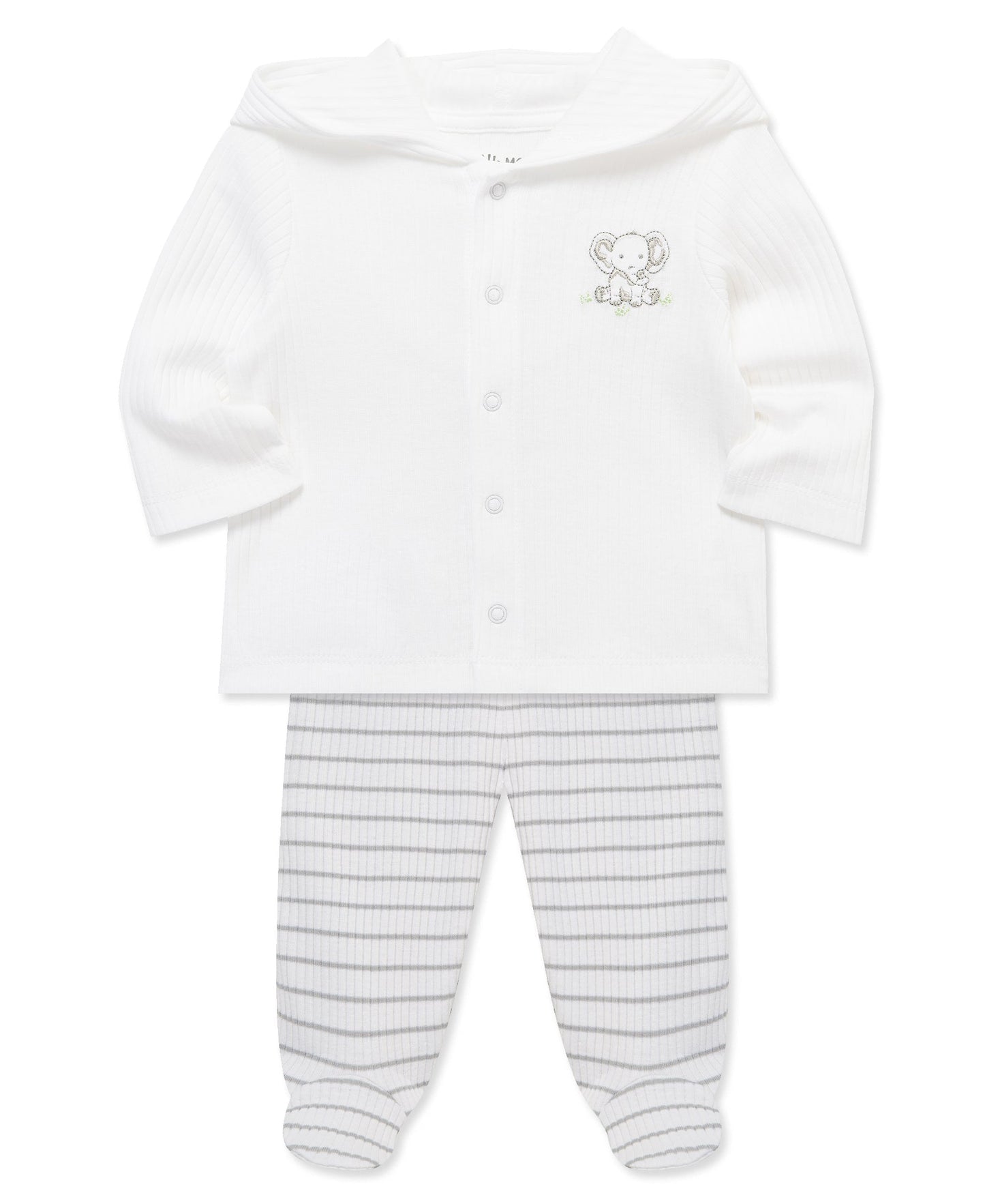 Baby Elephants 2-Piece Cardigan Set