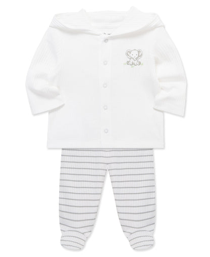 Baby Elephants 2-Piece Cardigan Set
