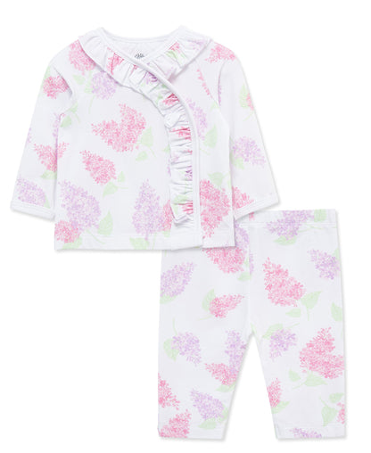 Lovely Lilacs 2-Piece Cardigan Set