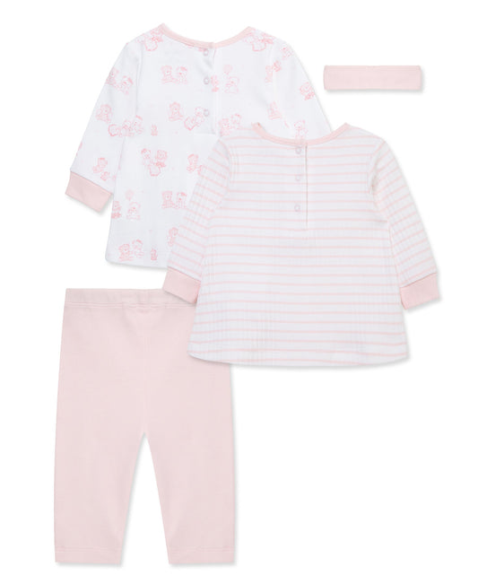 Joyful Bears 3-Piece Pant Set & Headband