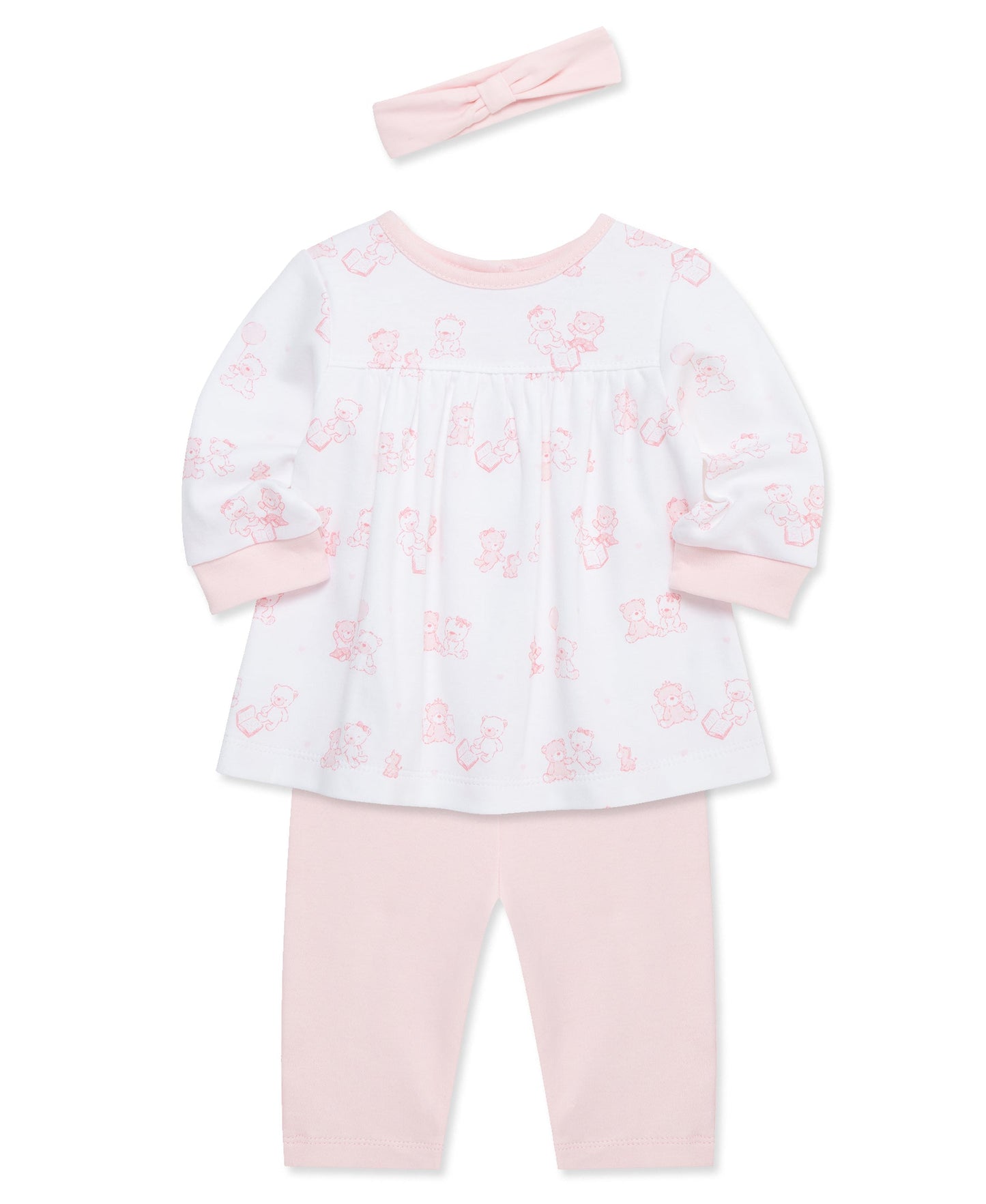 Joyful Bears 3-Piece Pant Set & Headband