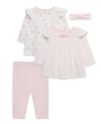 Dainty Bears 3-Piece Pant Set & Headband