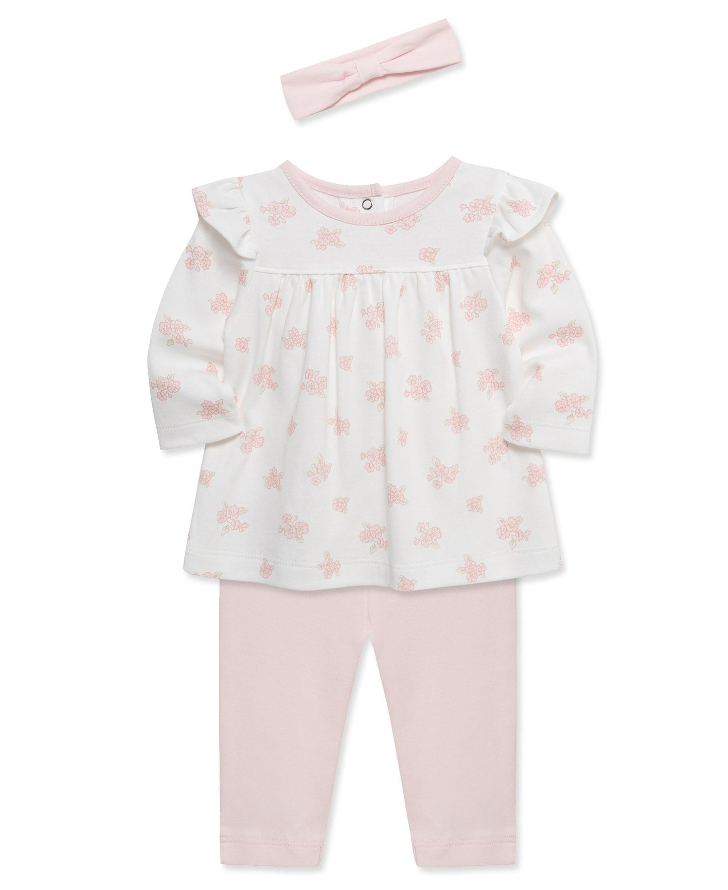 Dainty Bears 3-Piece Pant Set & Headband