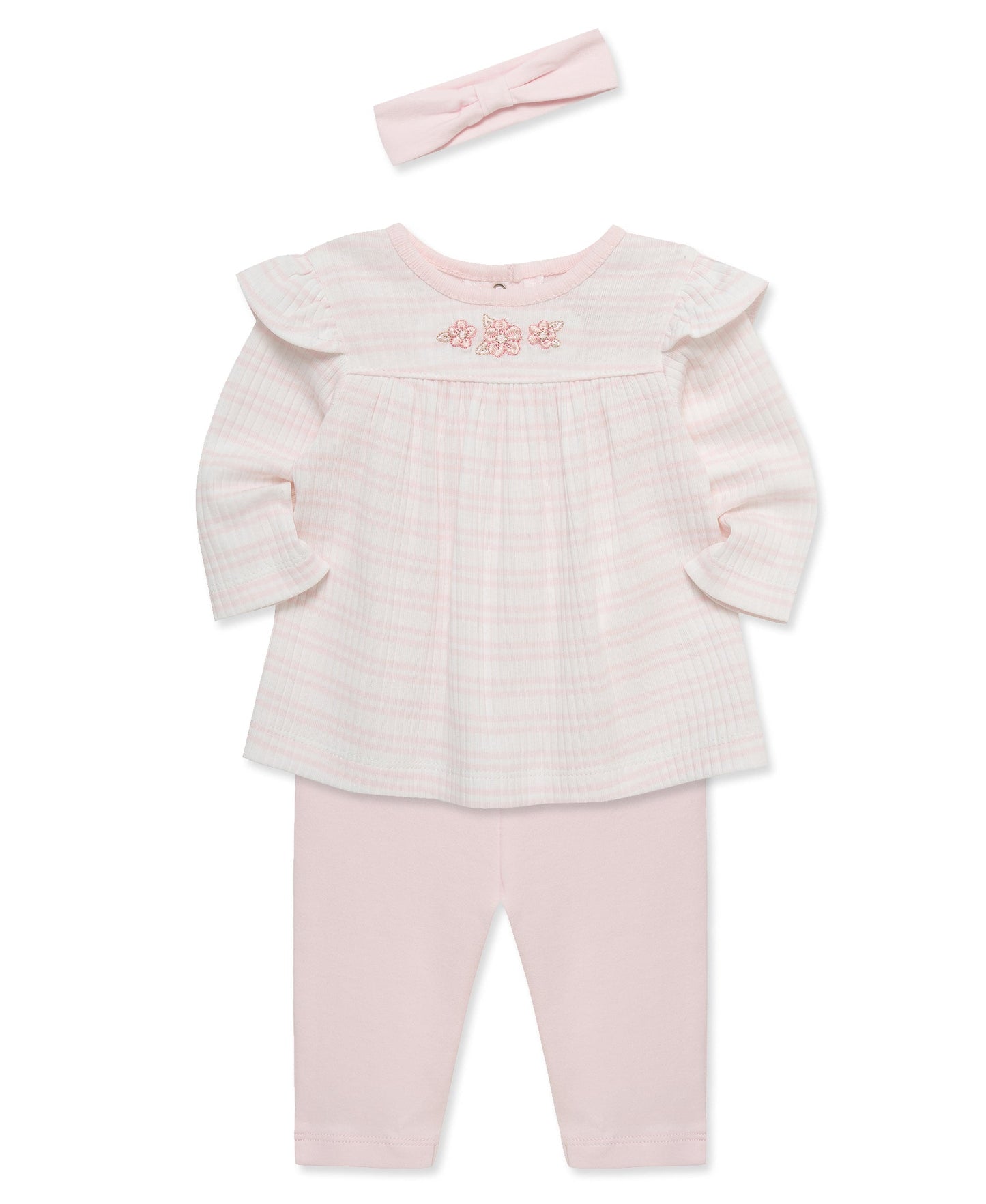 Dainty Bears 3-Piece Pant Set & Headband