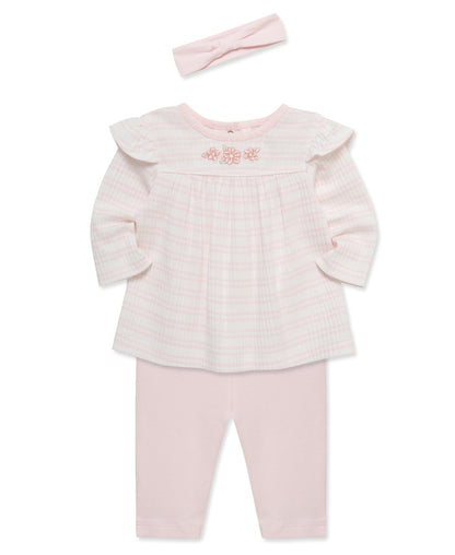 Dainty Bears 3-Piece Pant Set & Headband