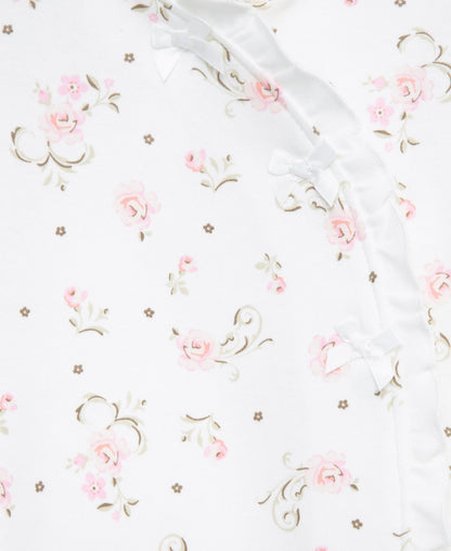 Vintage Rose Print Baby Gift Box Set