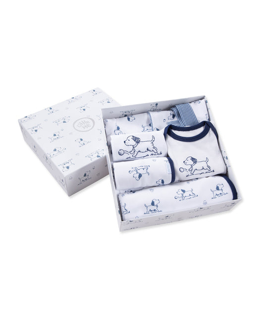 Puppy Toile Printed Gift Box Set
