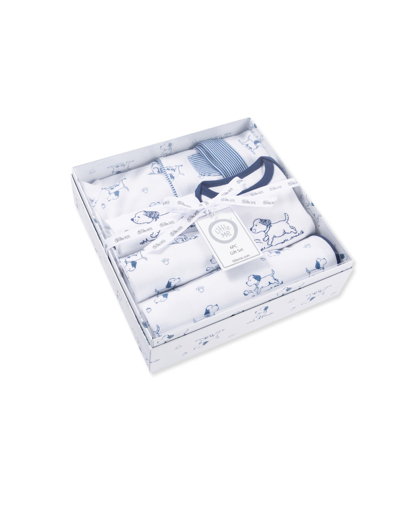 Puppy Toile Printed Gift Box Set