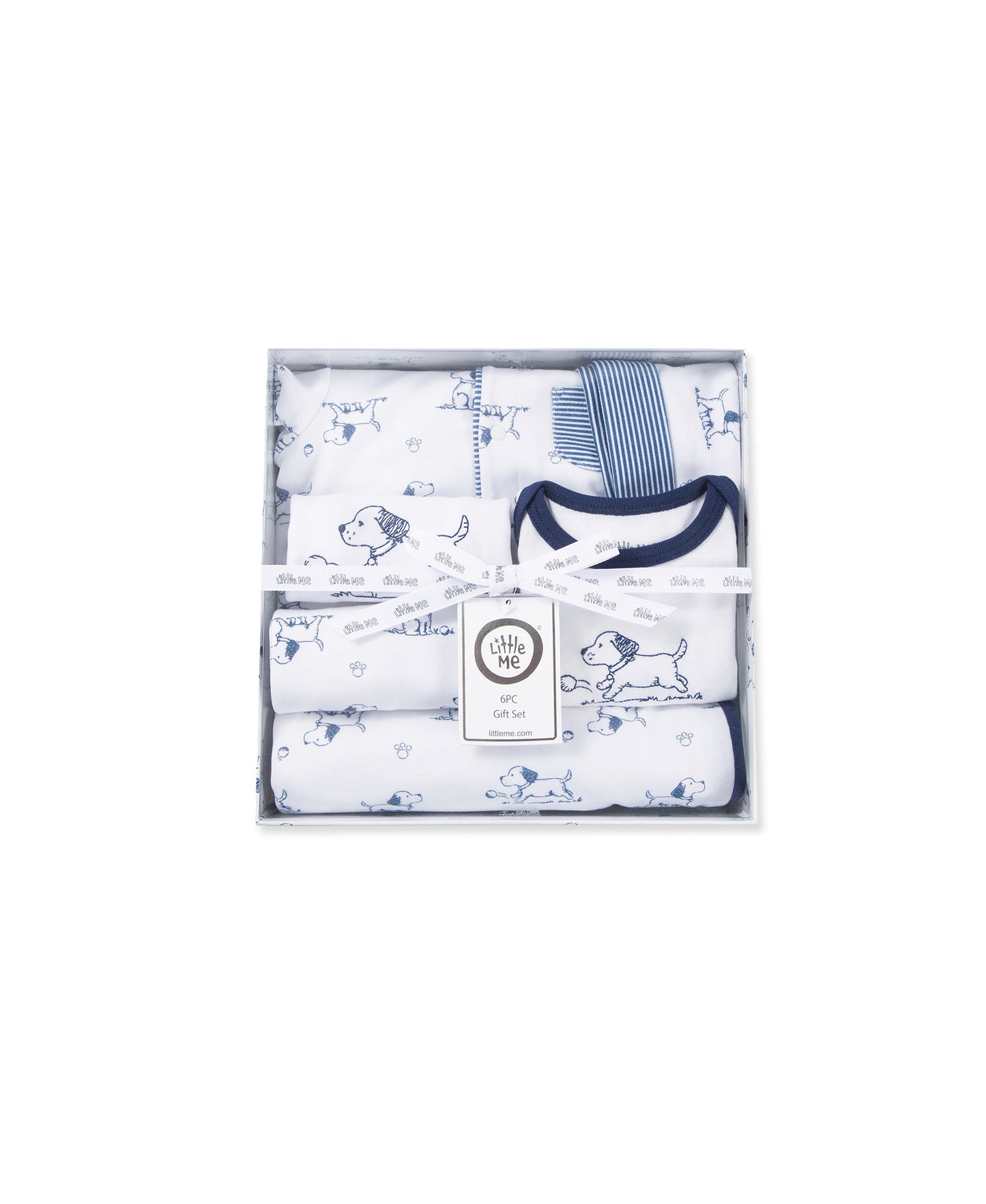 Puppy Toile Printed Gift Box Set
