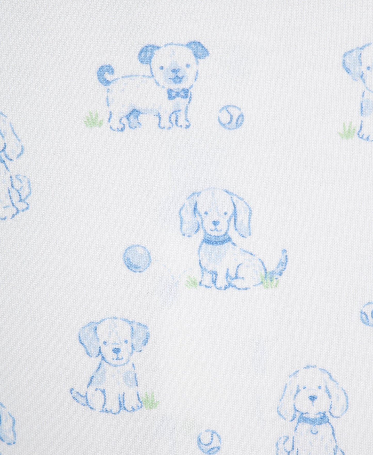 Peppy Puppies 2-Way-Zip Footies (2-Pack)