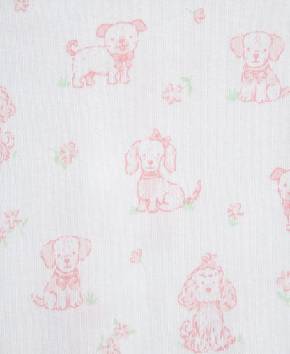 Pretty Puppies 2-Way-Zip Footies (2-Pack)