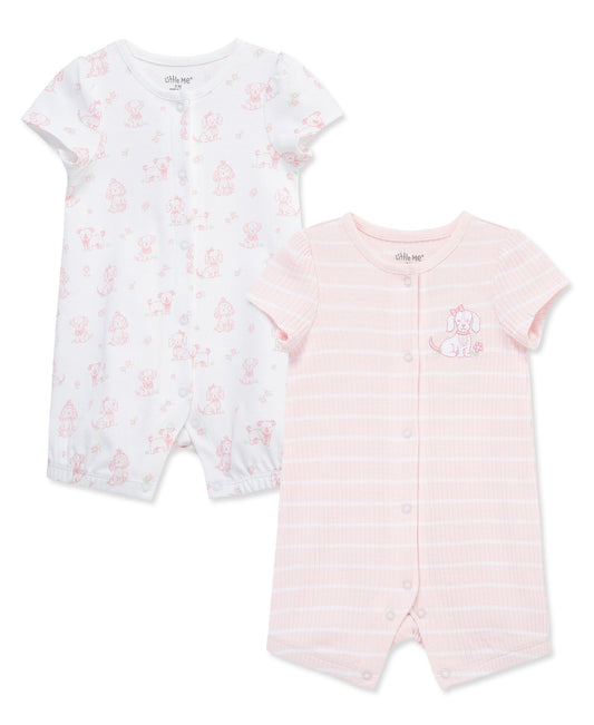 Pretty Puppies Rompers (2-Pack)