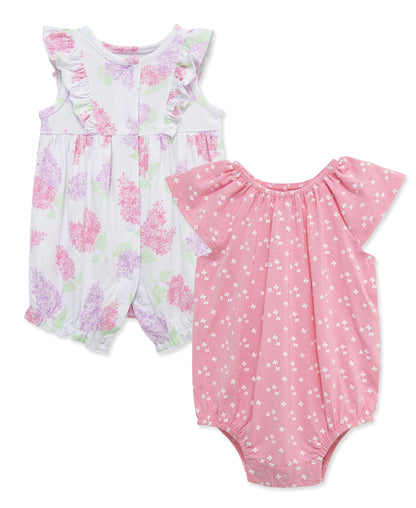 Lovely Lilacs Rompers (2-Pack)