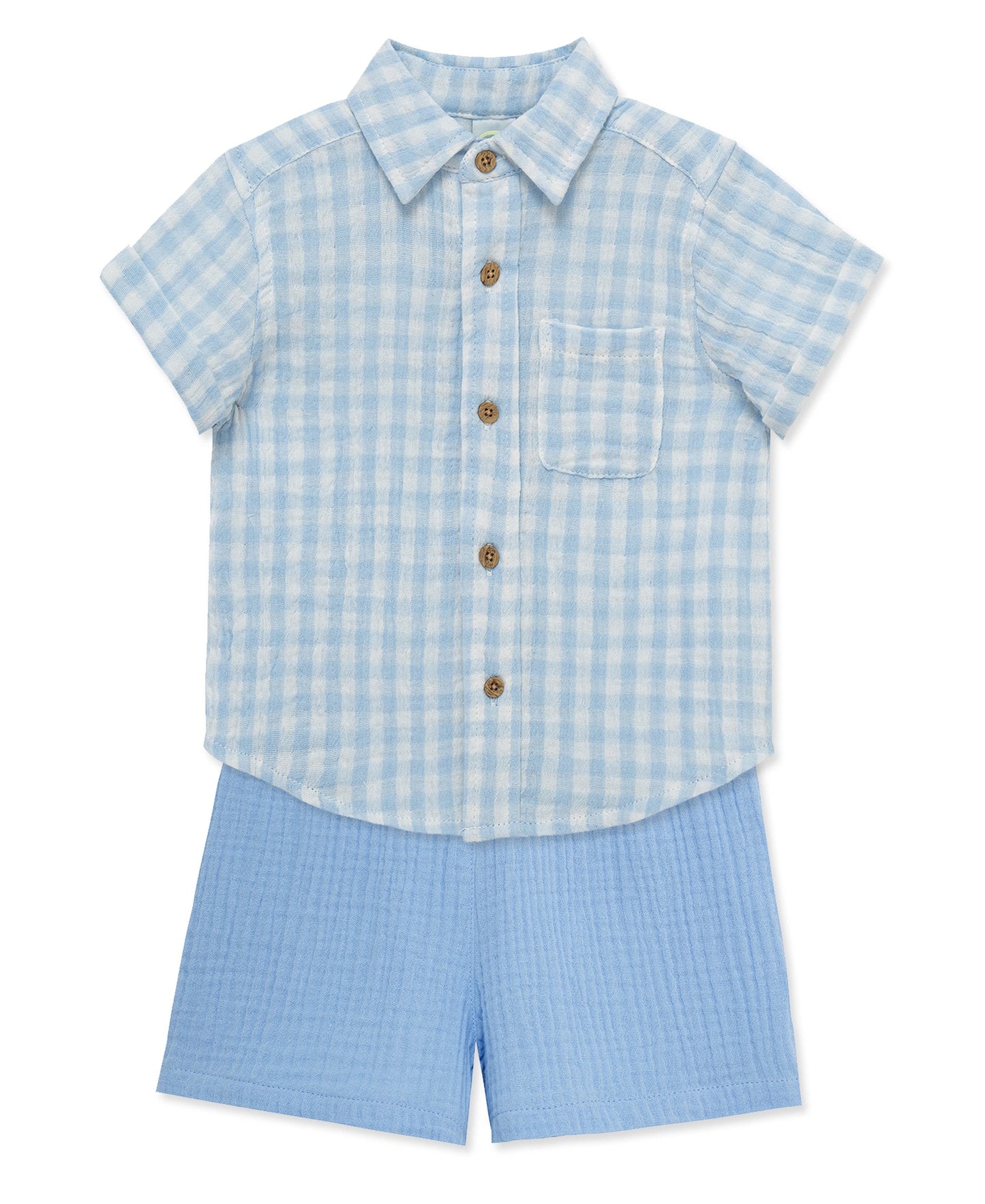 Check Woven Short Set (12M-24M)