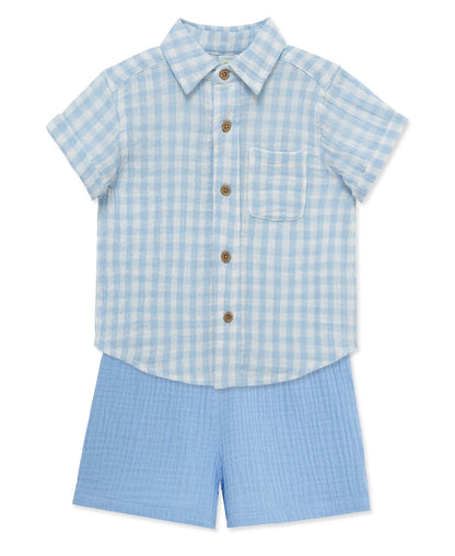 Check Woven Short Set (12M-24M)
