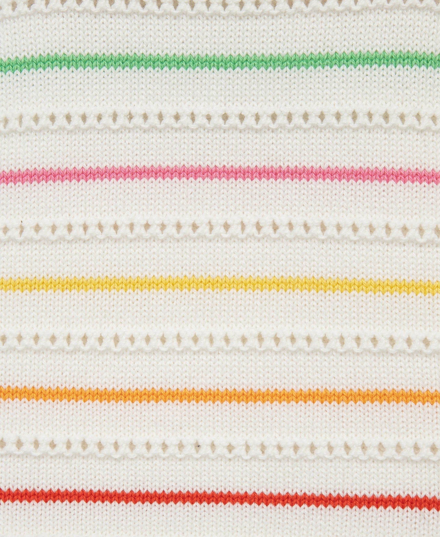 Thin Stripe Pointelle Knit Short Set (12M-24M)