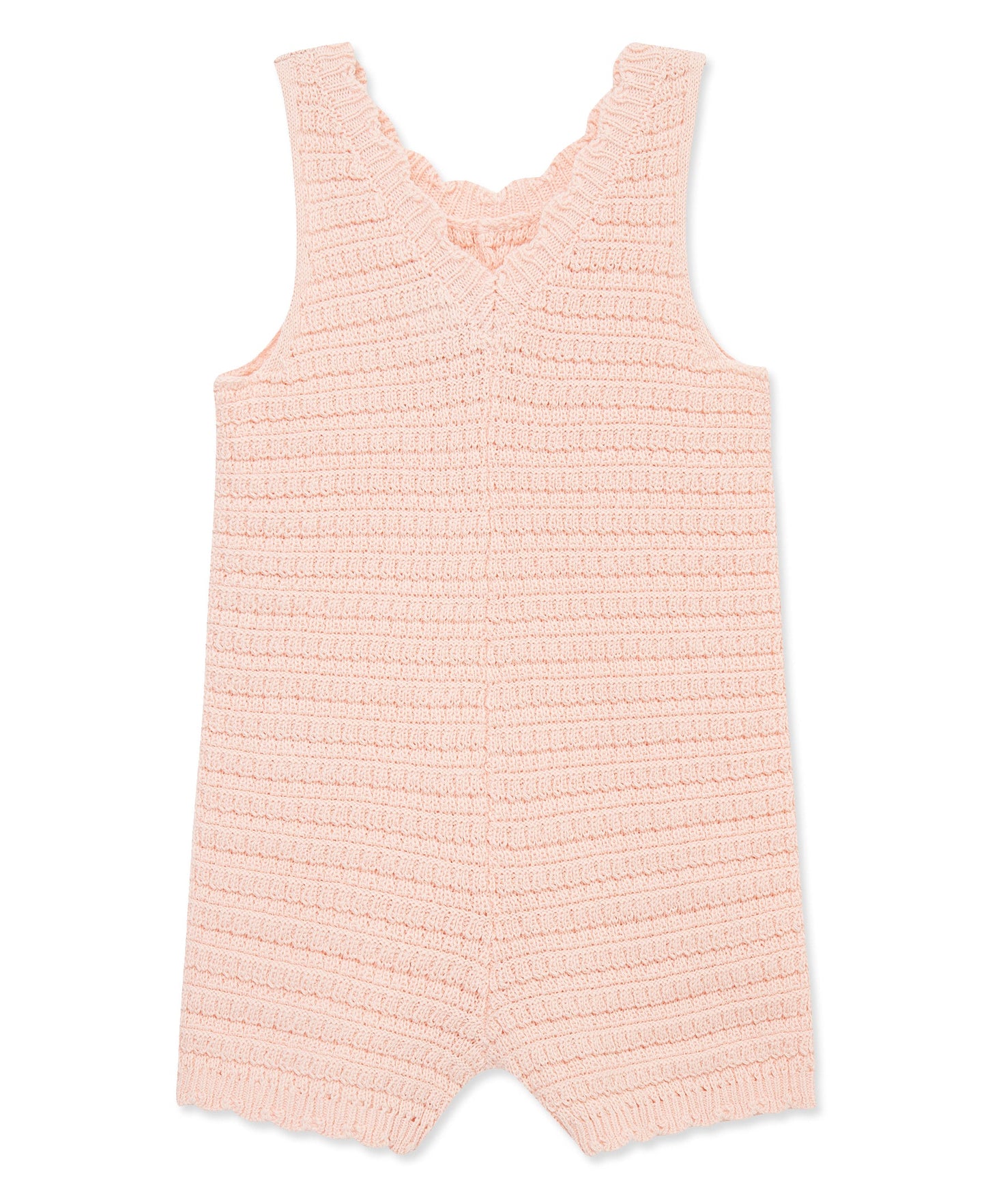 Flower Pointelle Knit Romper (2T-4T)