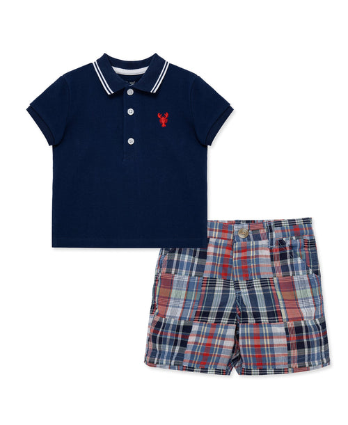 Lobster Polo Short Set (2T-4T)