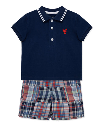 Lobster Polo Short Set (2T-4T)