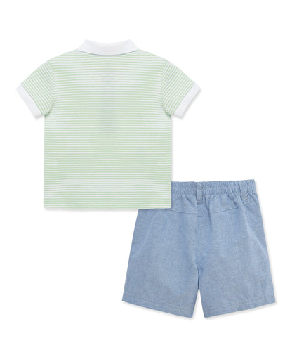 Golf Polo Short Set (12M-24M)
