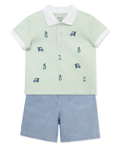 Golf Polo Short Set (12M-24M)