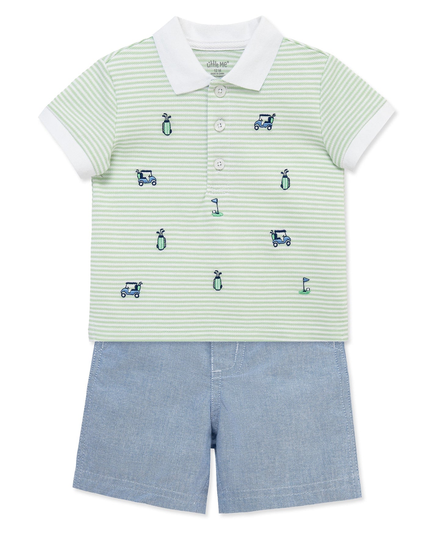 Golf Polo Short Set (2T-4T)
