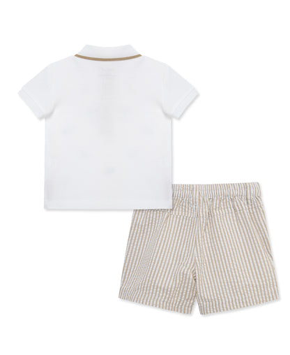 Safari Polo Short Set (2T-4T)