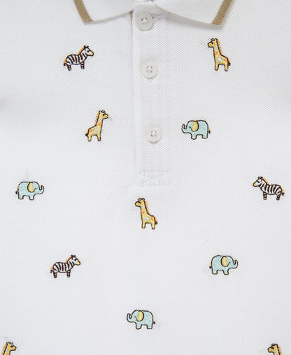 Safari Polo Short Set (2T-4T)