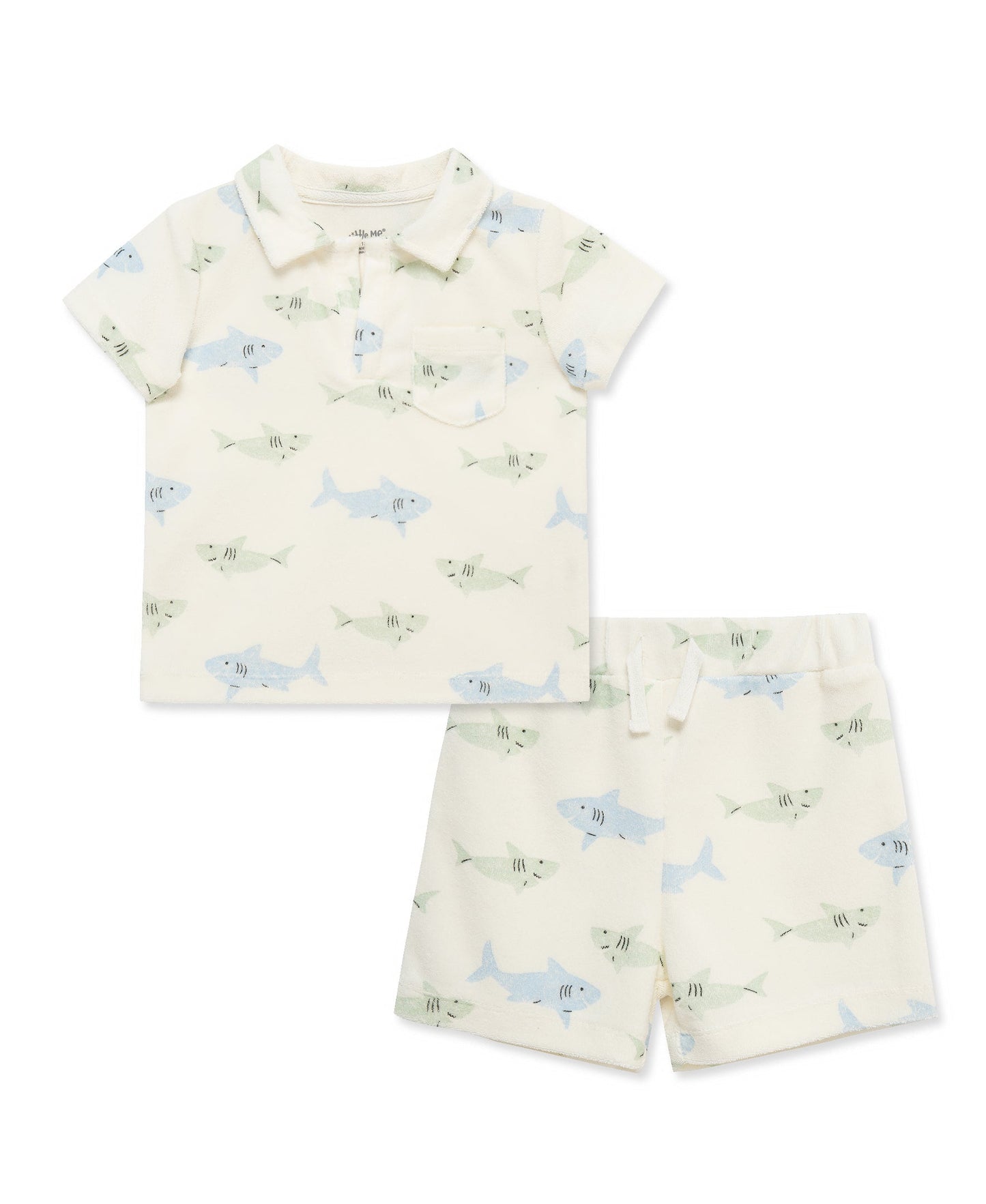 Shark Terry Short Set (2T-4T)