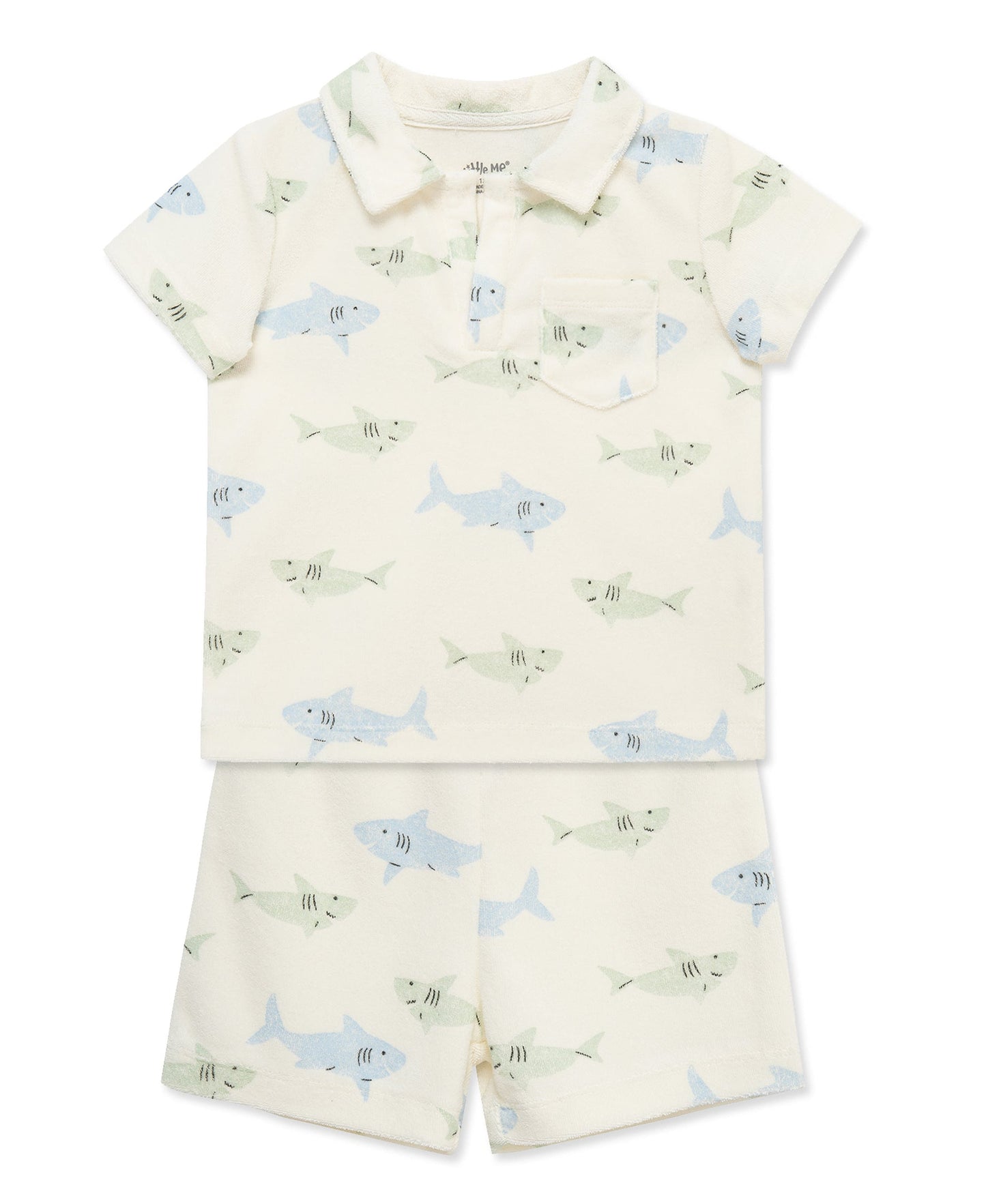 Shark Terry Short Set (2T-4T)