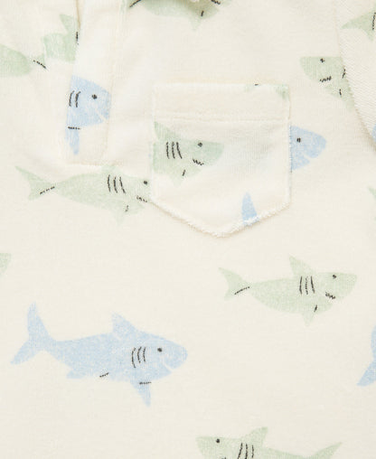 Shark Terry Short Set (2T-4T)