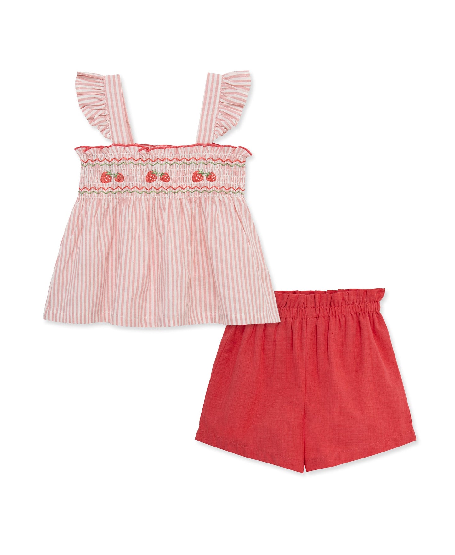 Strawberry 2-Piece Woven Play Set (2T-4T)
