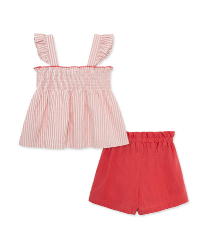 Strawberry 2-Piece Woven Play Set (2T-4T)
