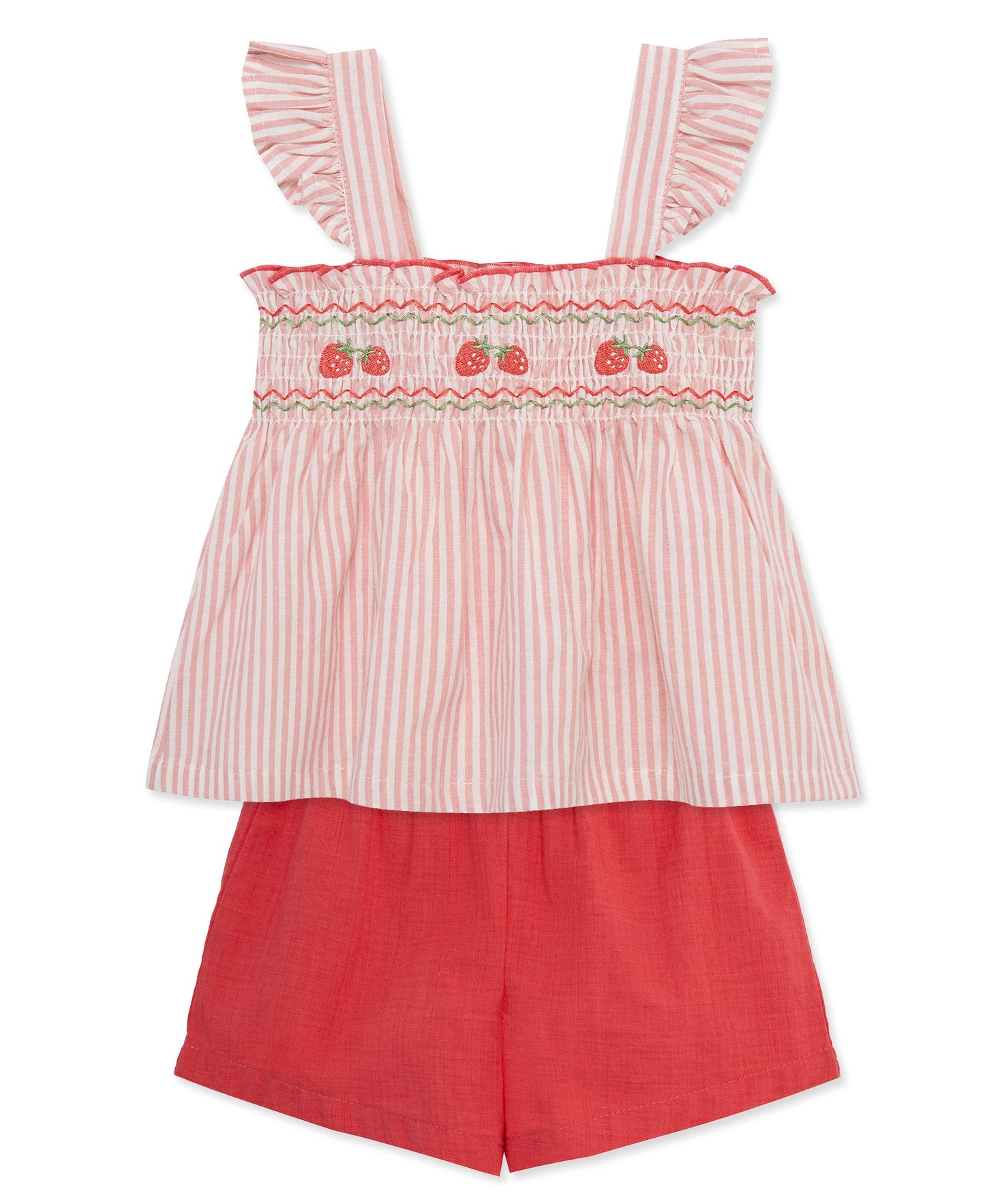 Strawberry 2-Piece Woven Play Set (2T-4T)