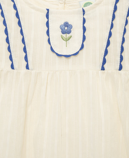 Blue Floral 2-Piece Woven Play Set (2T-4T)