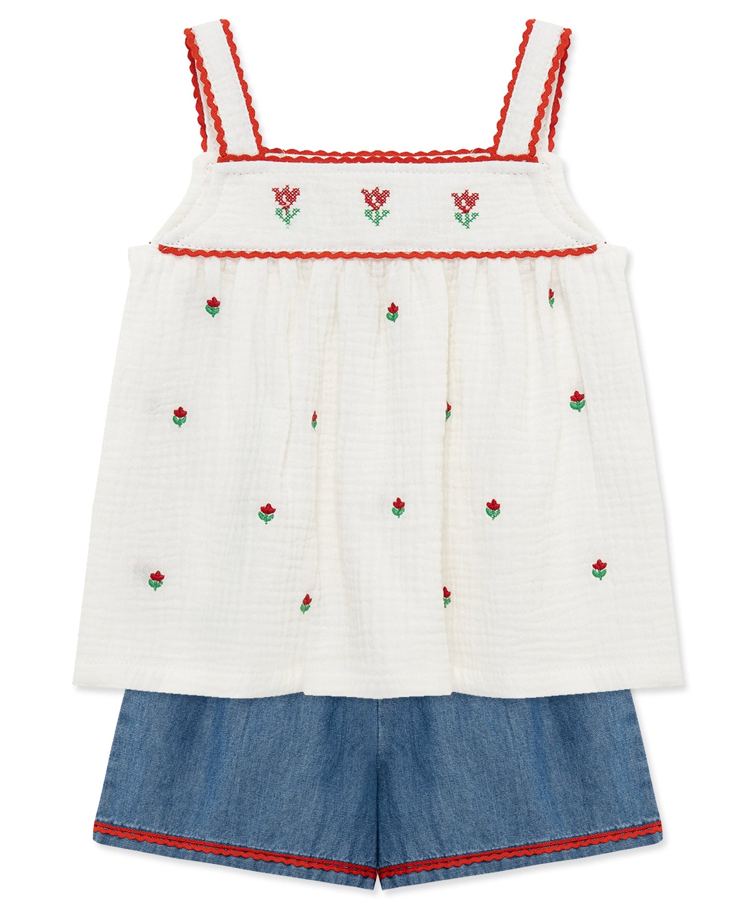 Tulip 2-Piece Woven Play Set (2T-4T)