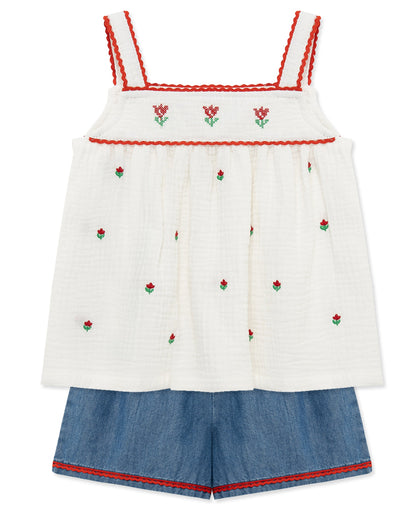 Tulip 2-Piece Woven Play Set (2T-4T)