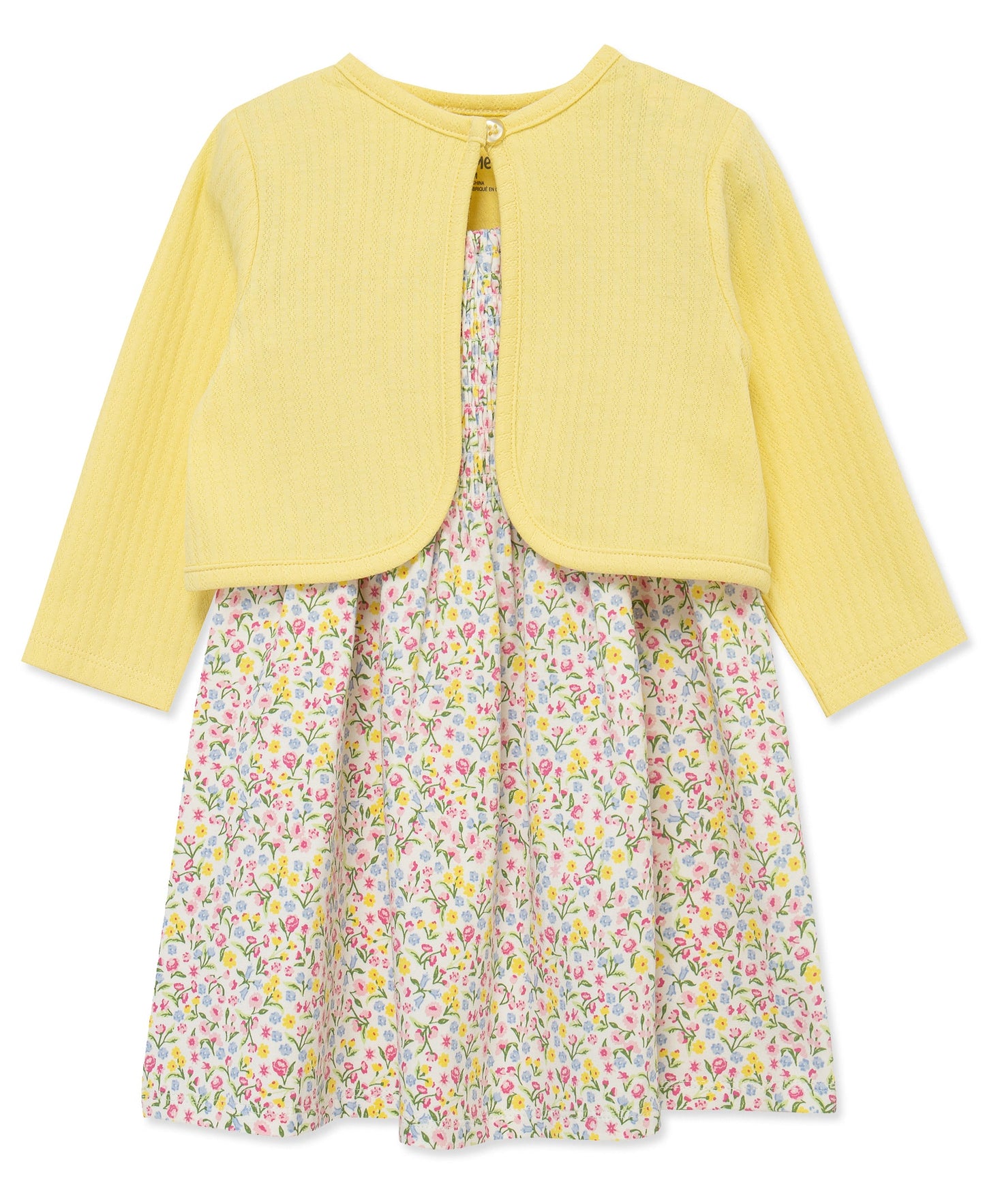 Garden Knit Dress & Cardigan Set w/ Panty (12M-24M)