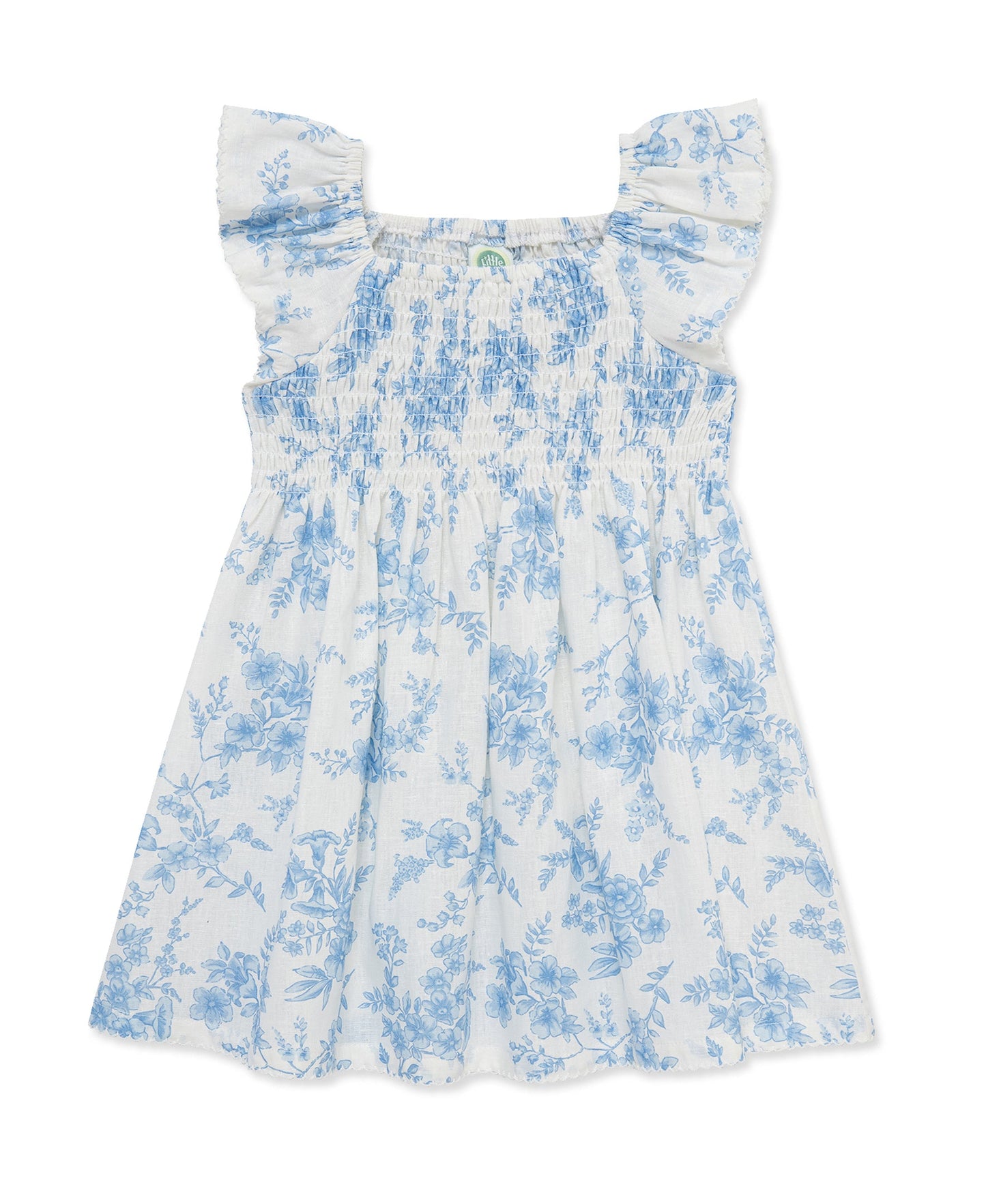 Floral Toile Woven Sundress (2T-4T)