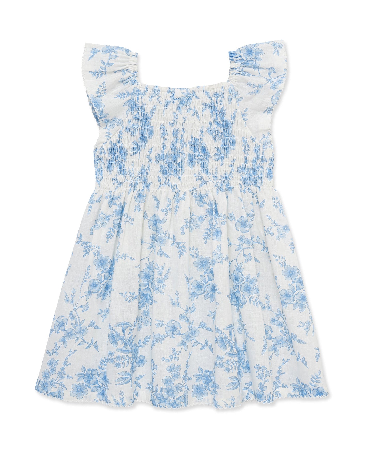 Floral Toile Woven Sundress (2T-4T)