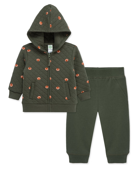 Football Toddler Hoodie Set (2T-4T)