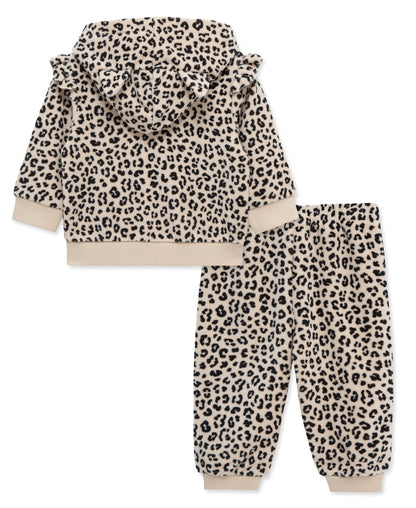 Leopard Toddler Hoodie Set (2T-4T)